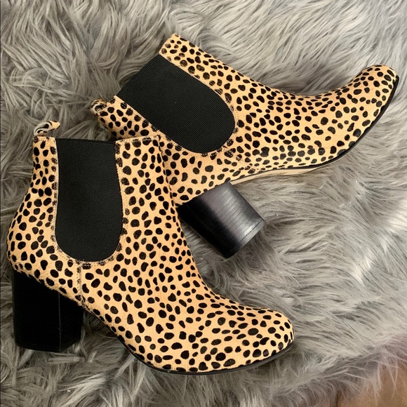 NEW Sole Society Cheetah Print Booties - Picture 5 of 5